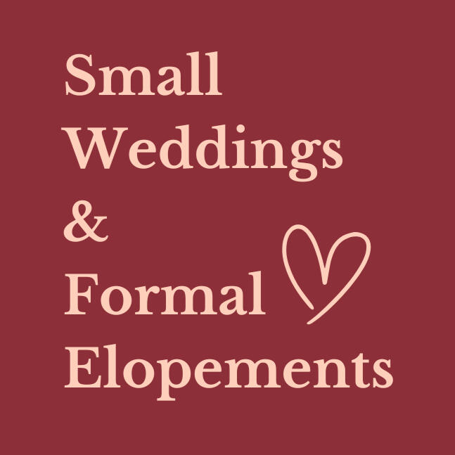 Micro-wedding ceremony